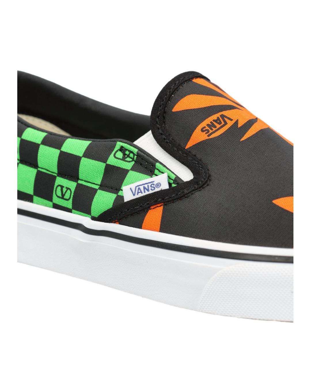 VALENTINO Мульти текстильные слипоны, фото 4