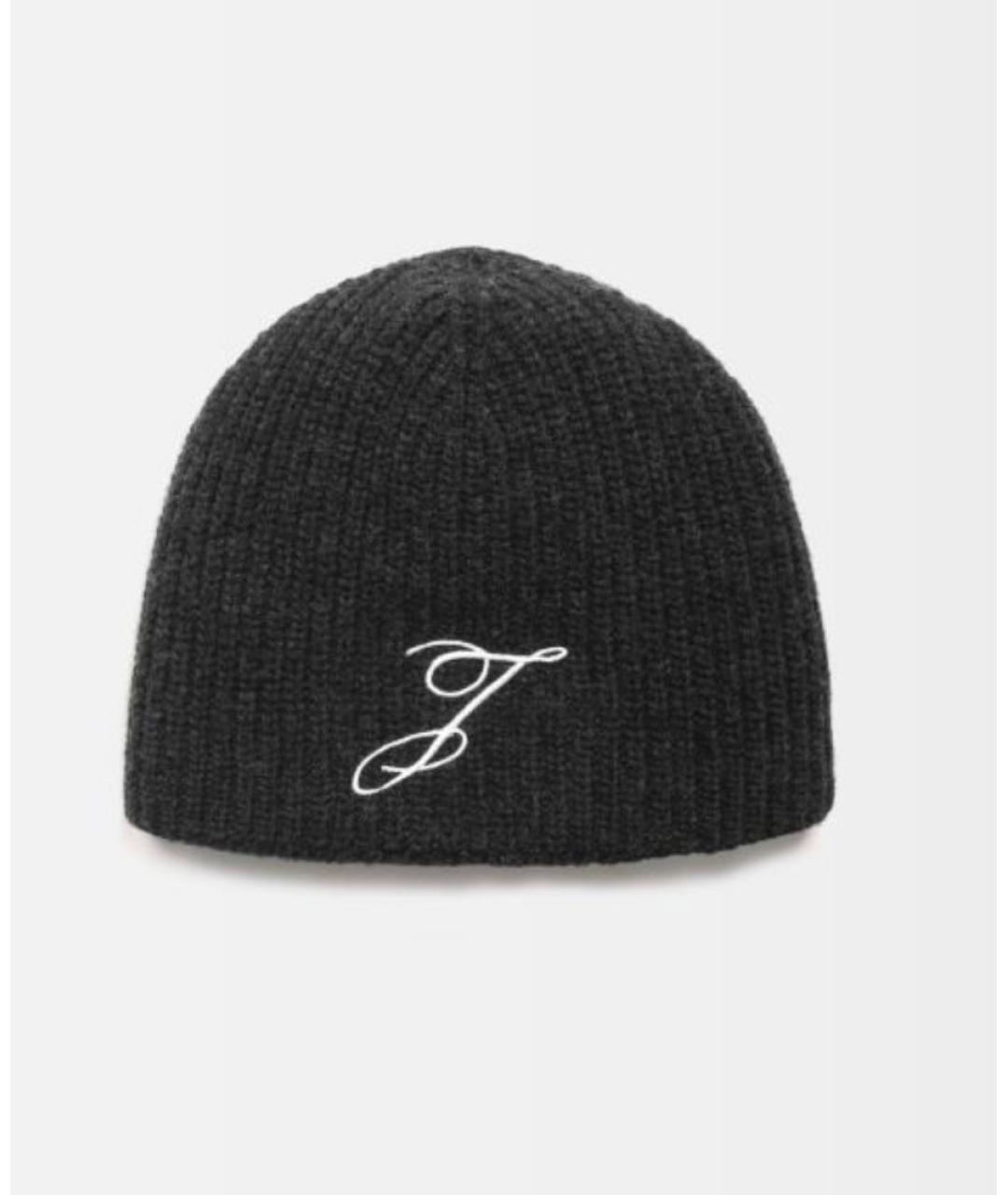 JACQUEMUS Антрацитовая шерстяная шапка, фото 9