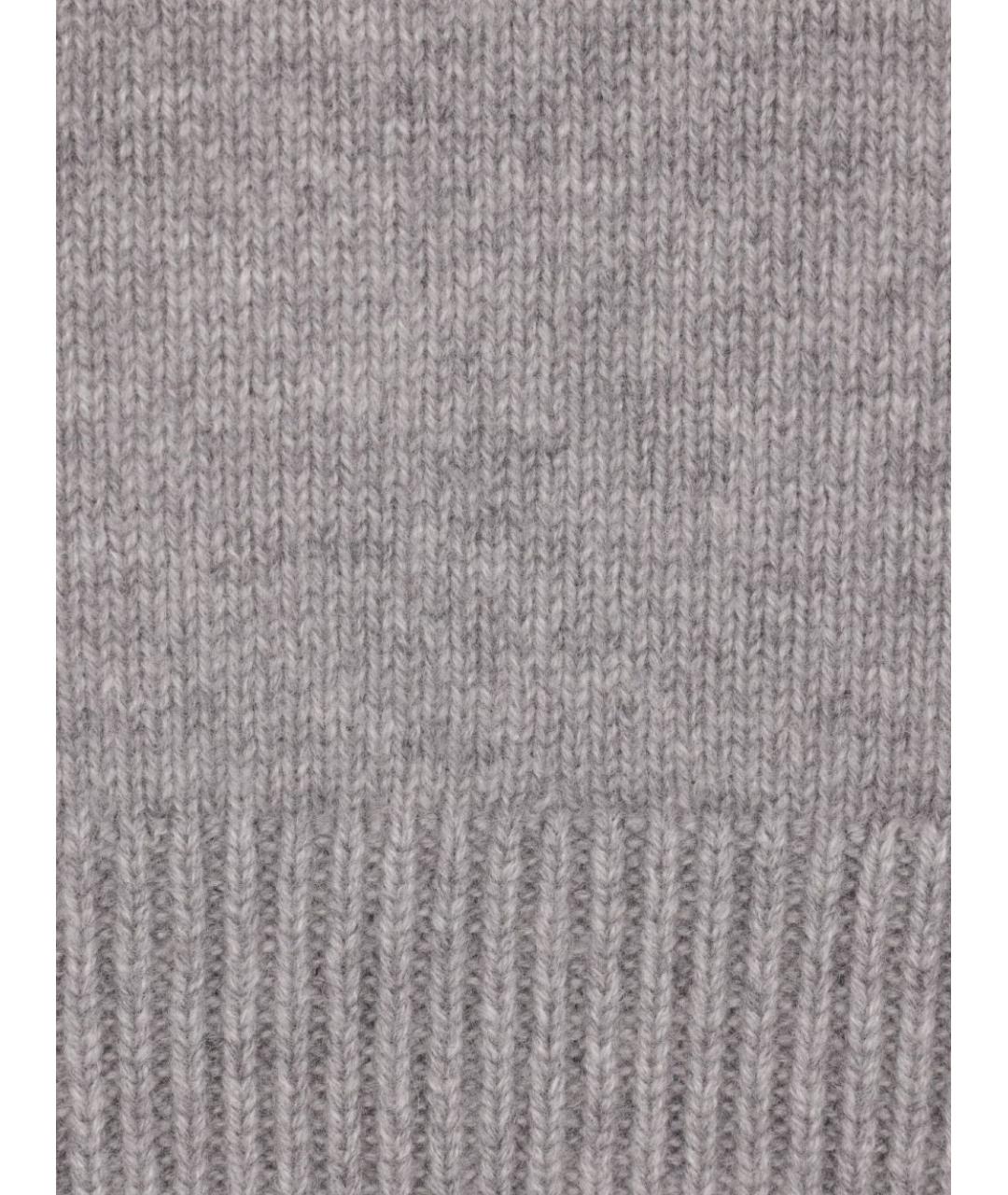 'S MAX MARA Серый кашемировый джемпер / свитер, фото 2