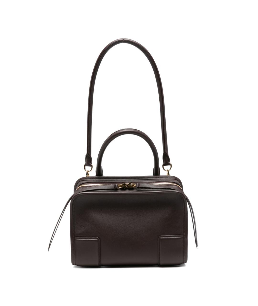 LOEWE Коричневая кожаная сумка тоут, фото 1