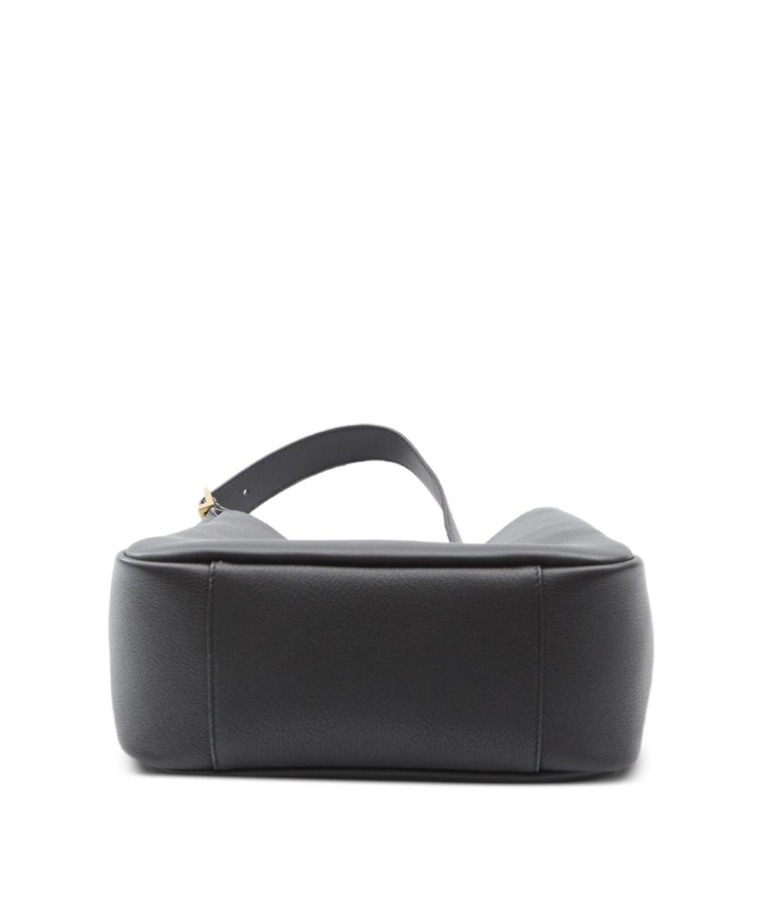 SAINT LAURENT Черная кожаная сумка через плечо, фото 3