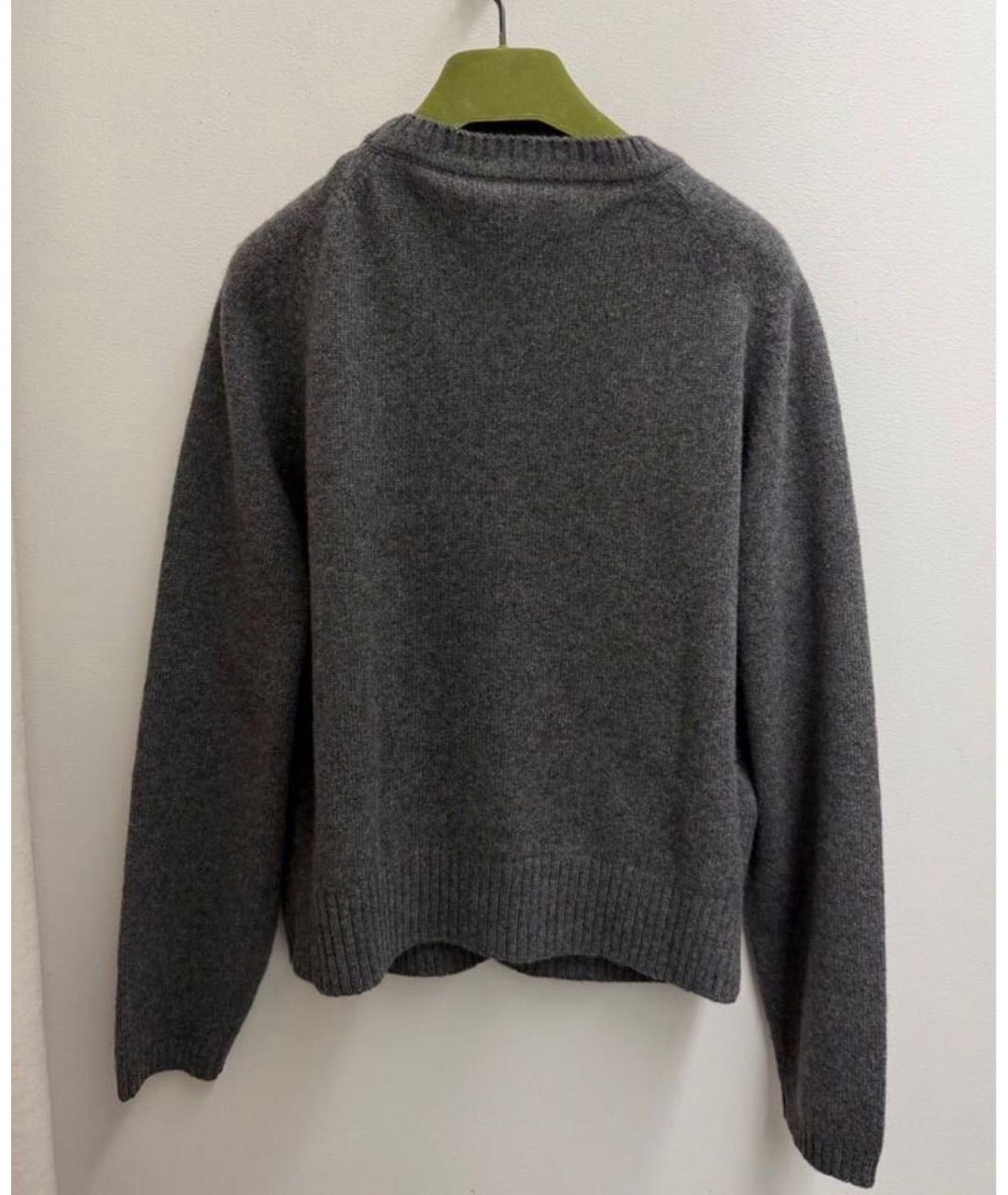 GUCCI Серый кашемировый кардиган, фото 3