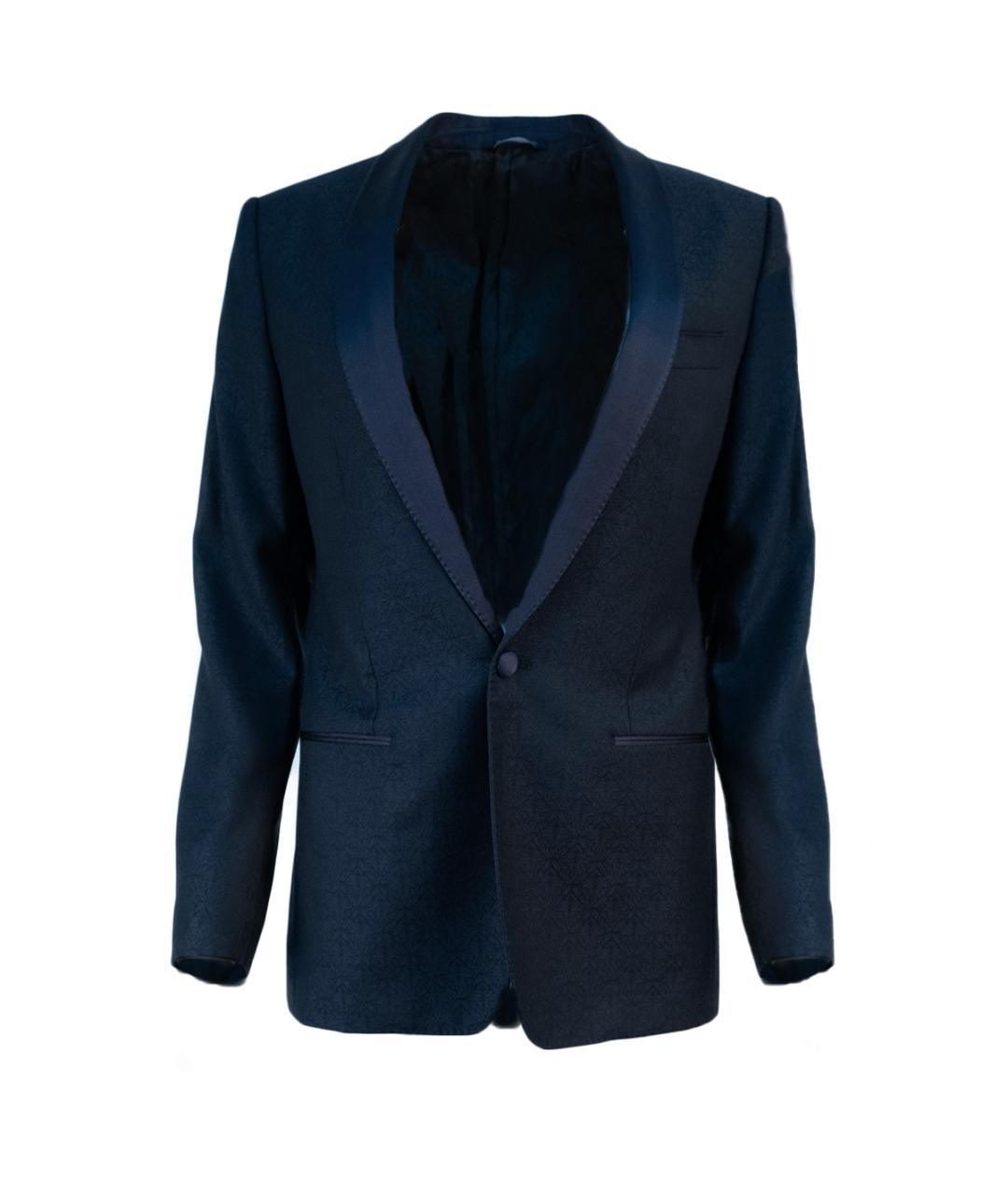 DOLCE&GABBANA Темно-синий классический костюм, фото 2