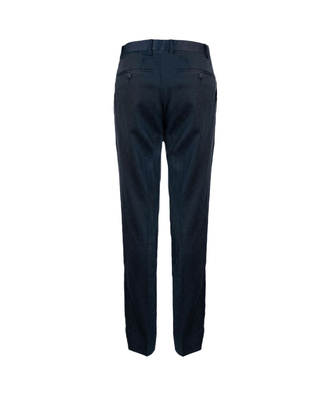 DOLCE&GABBANA Темно-синий классический костюм, фото 5