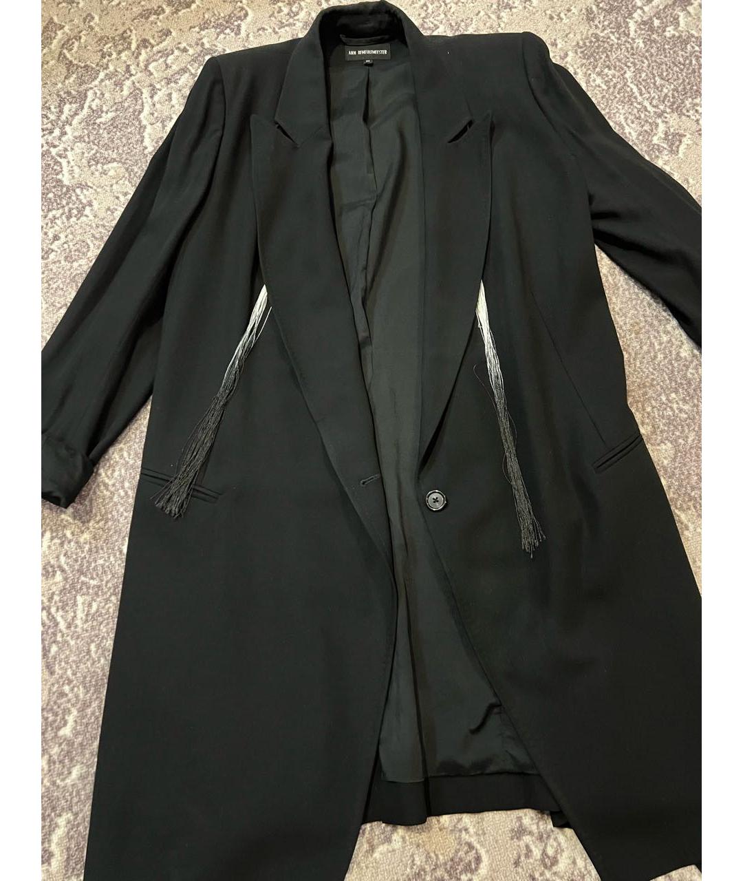 ANN DEMEULEMEESTER Черный жакет/пиджак, фото 3