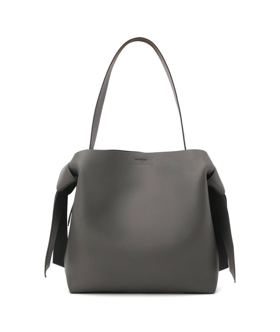 ACNE STUDIOS Серая кожаная сумка тоут для женщин – купить в интернет ...