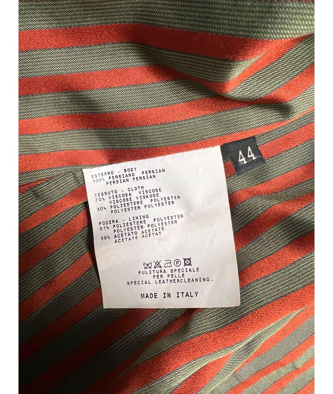 ETRO Зеленая меховая шуба, фото 3