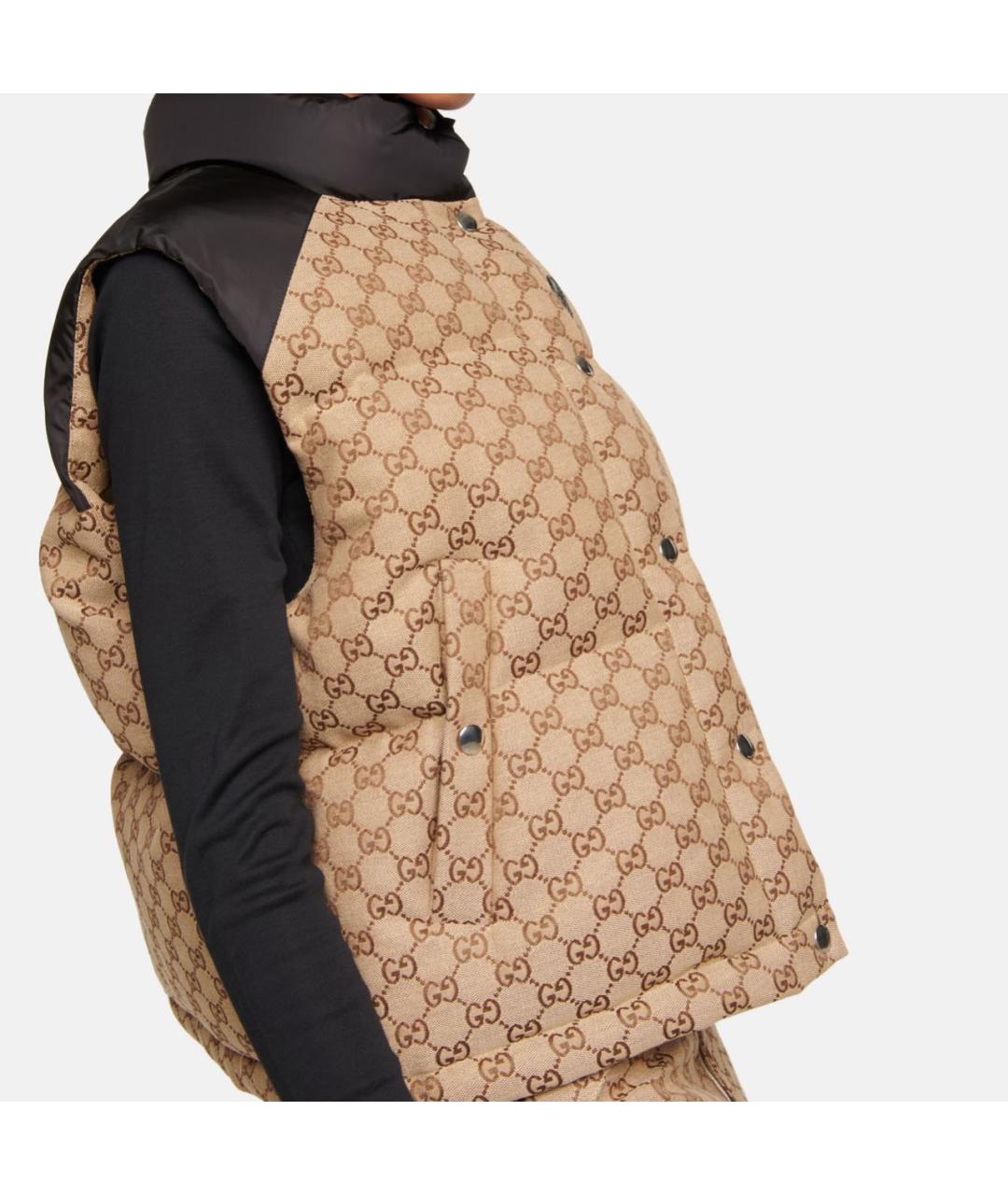 GUCCI Коричневый жилет, фото 5