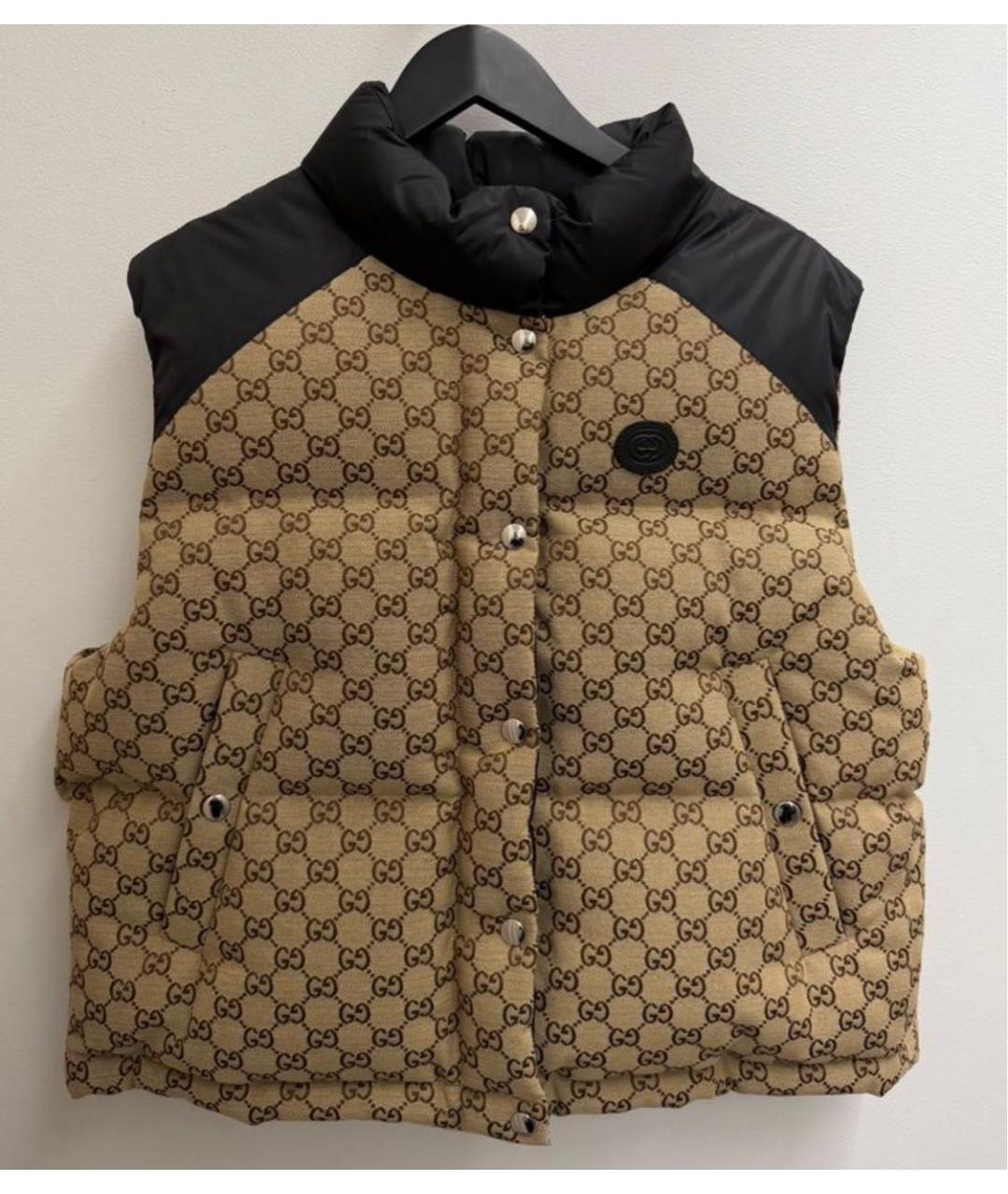 GUCCI Коричневый жилет, фото 3