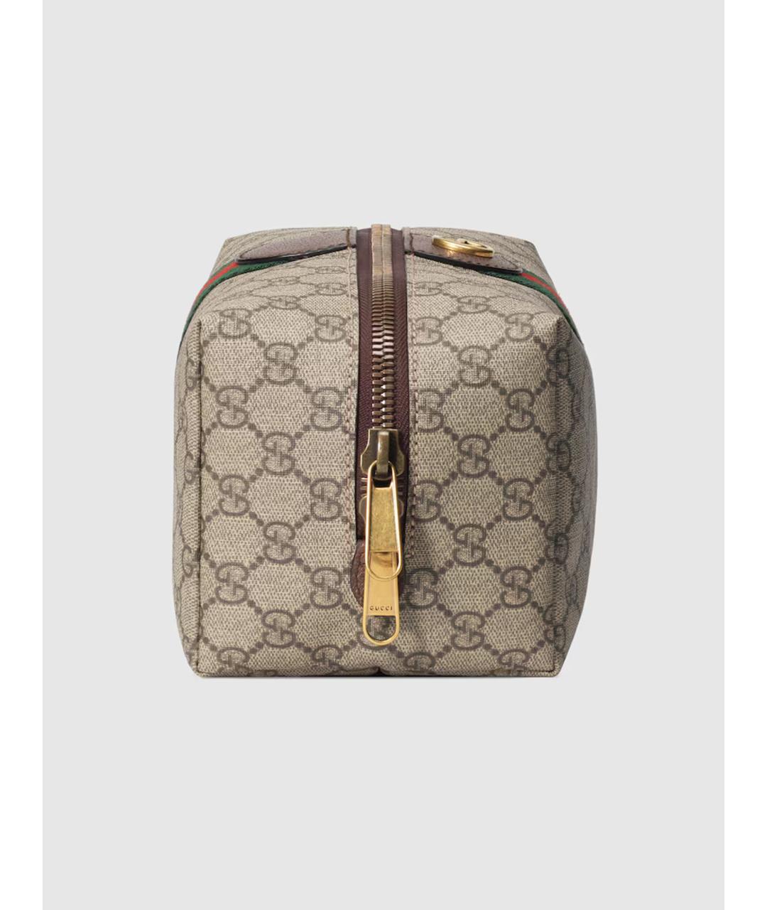 GUCCI Бежевая косметичка, фото 4