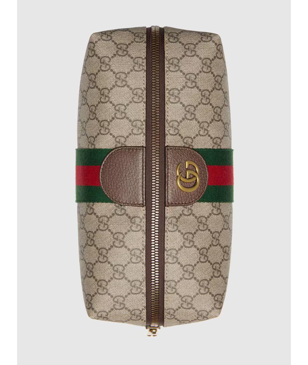 GUCCI Бежевая косметичка, фото 5