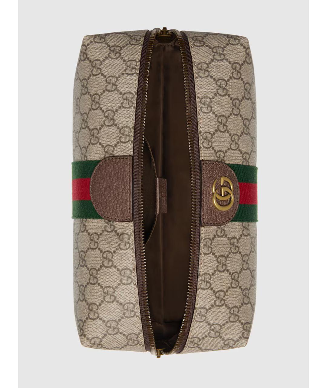 GUCCI Бежевая косметичка, фото 6
