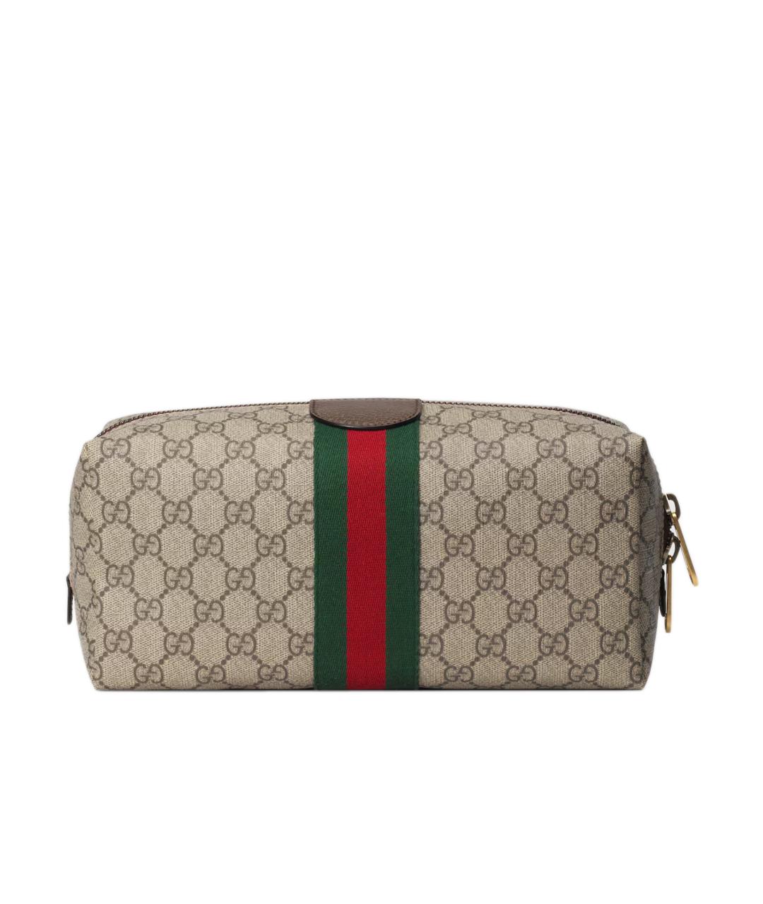 GUCCI Бежевая косметичка, фото 3