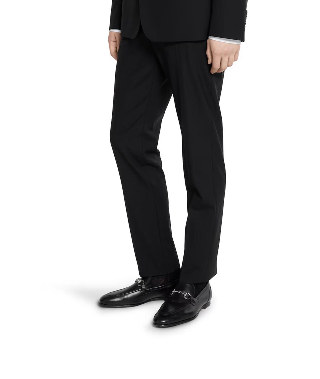 GUCCI Черные кожаные лоферы, фото 3