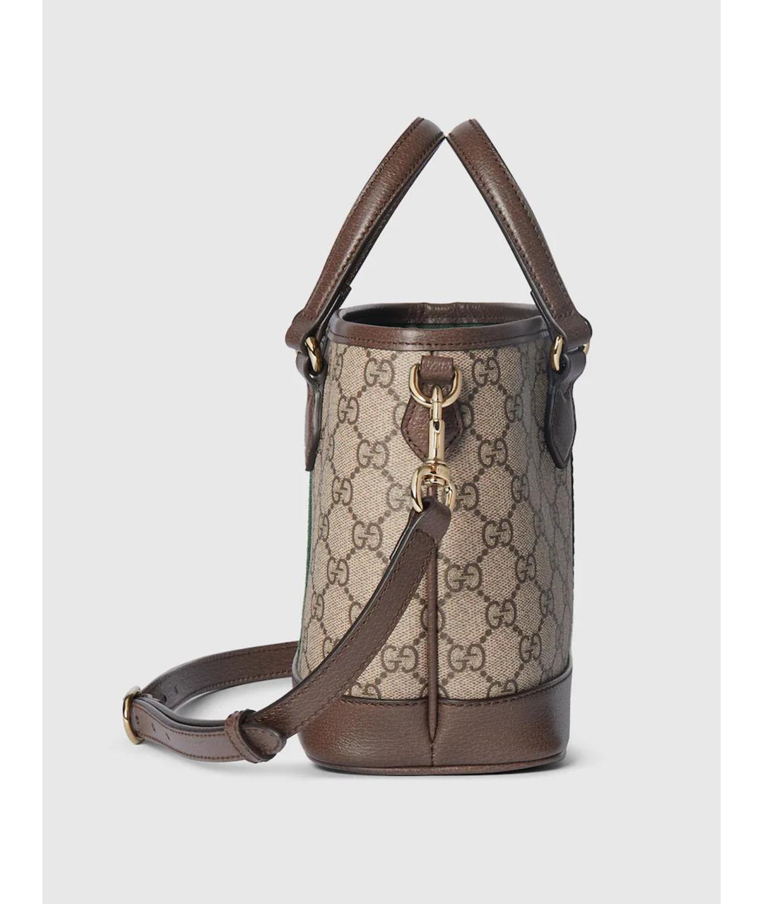 GUCCI Бежевая сумка тоут, фото 7