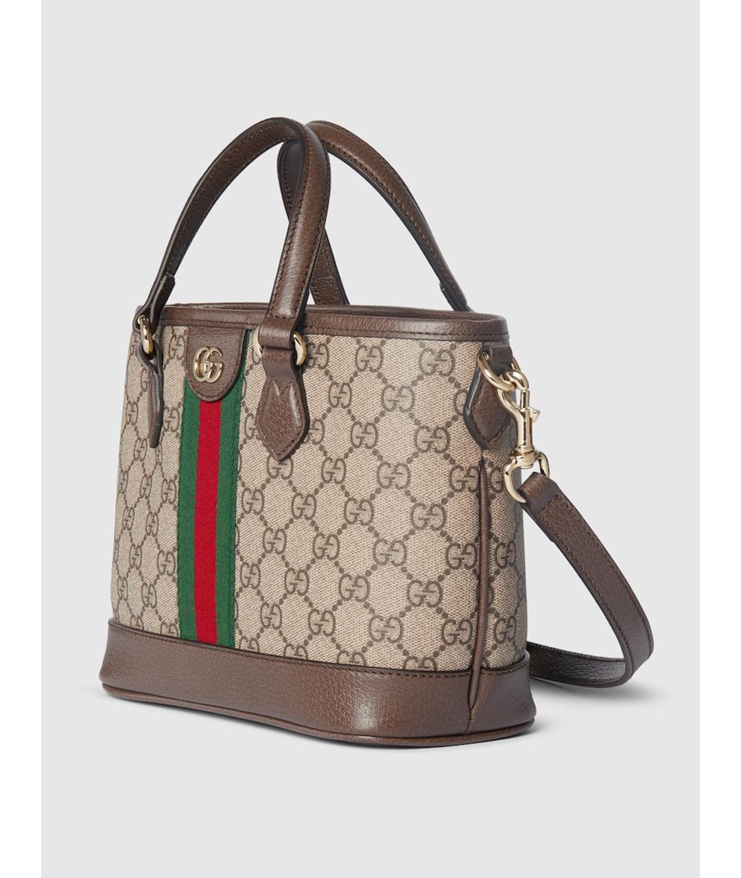 GUCCI Бежевая сумка тоут, фото 4