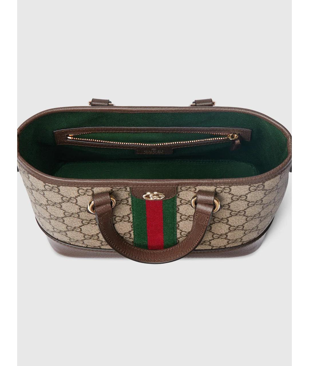 GUCCI Бежевая сумка тоут, фото 8