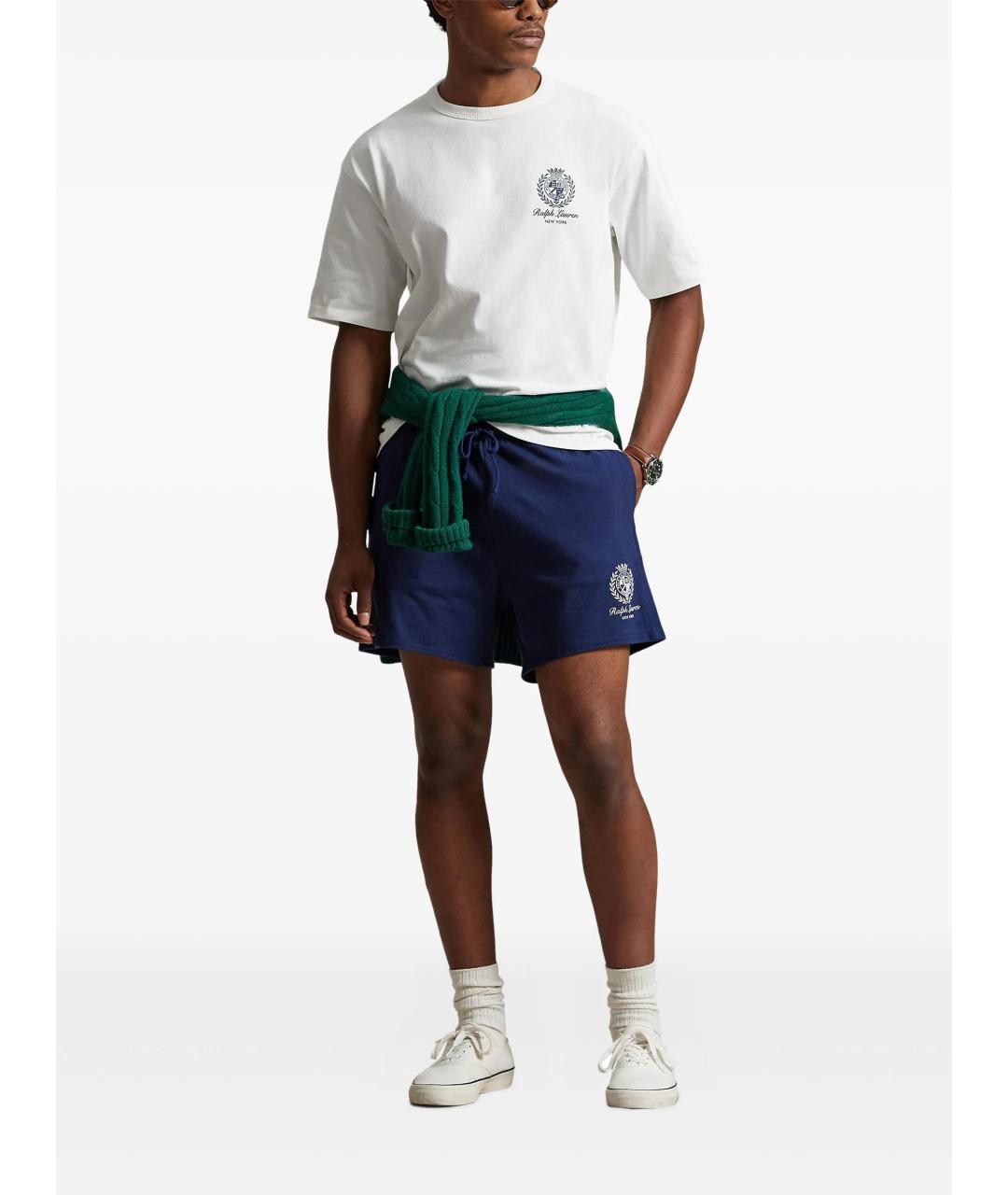 POLO RALPH LAUREN Белая хлопковая футболка, фото 2