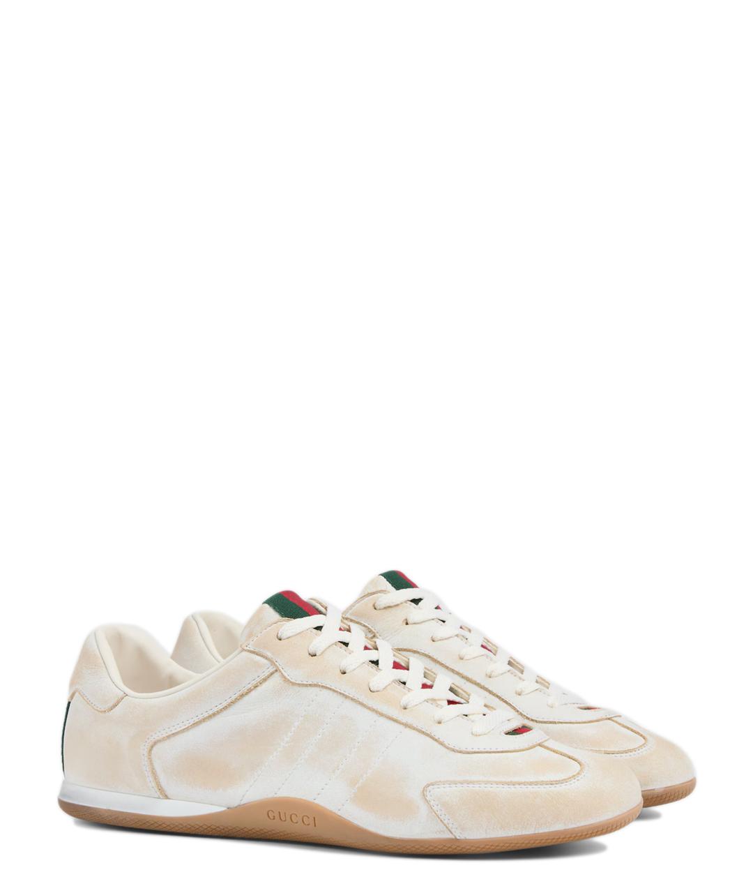 GUCCI Мульти кожаные кроссовки, фото 2