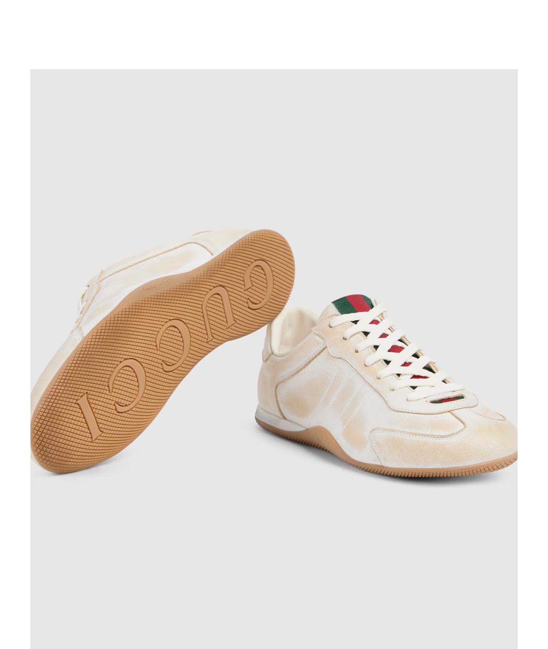 GUCCI Мульти кожаные кроссовки, фото 7