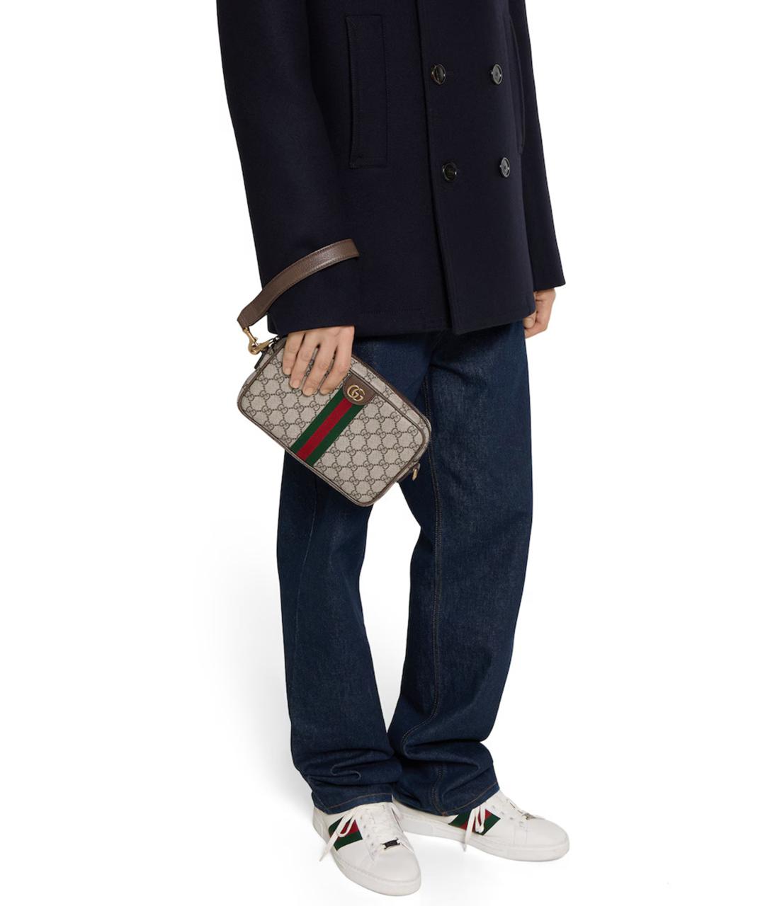 GUCCI Бежевая сумка на плечо, фото 3