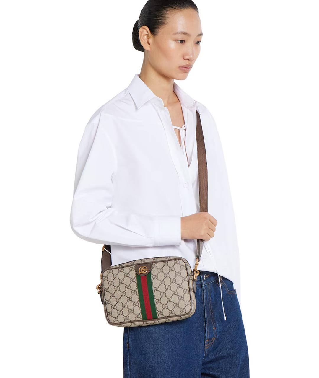 GUCCI Бежевая сумка на плечо, фото 5