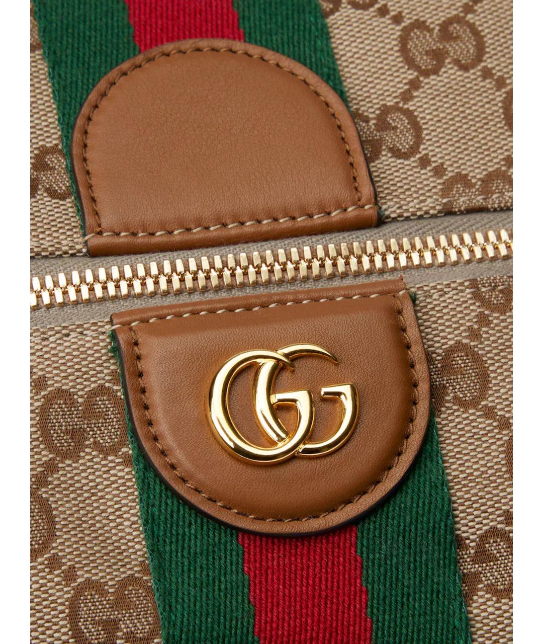 GUCCI Бежевая сумка с короткими ручками, фото 6