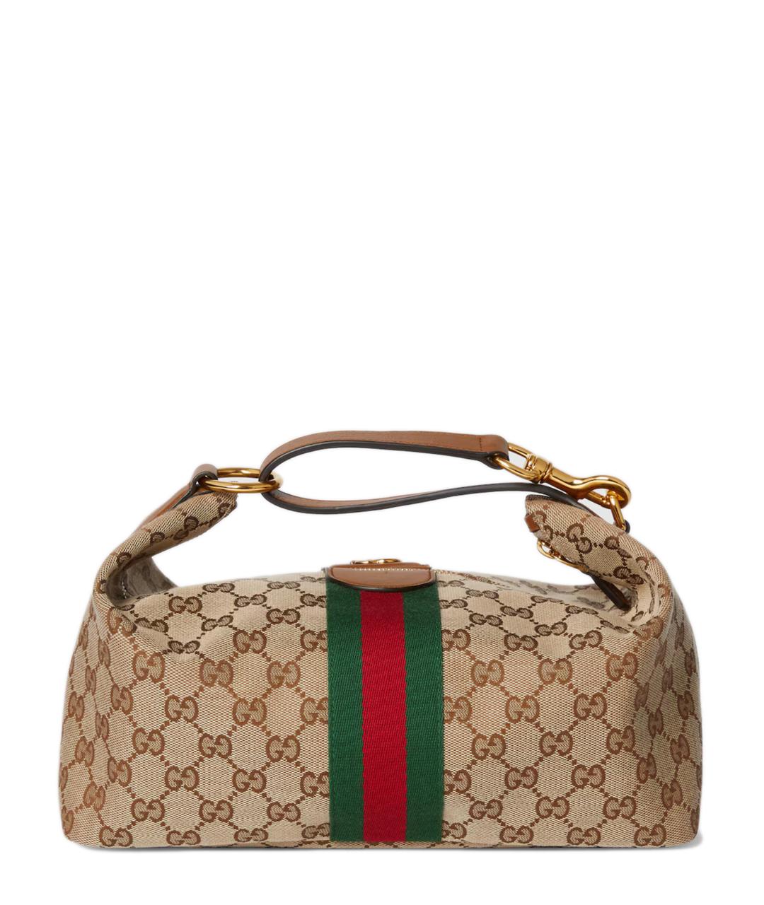 GUCCI Бежевая сумка с короткими ручками, фото 8