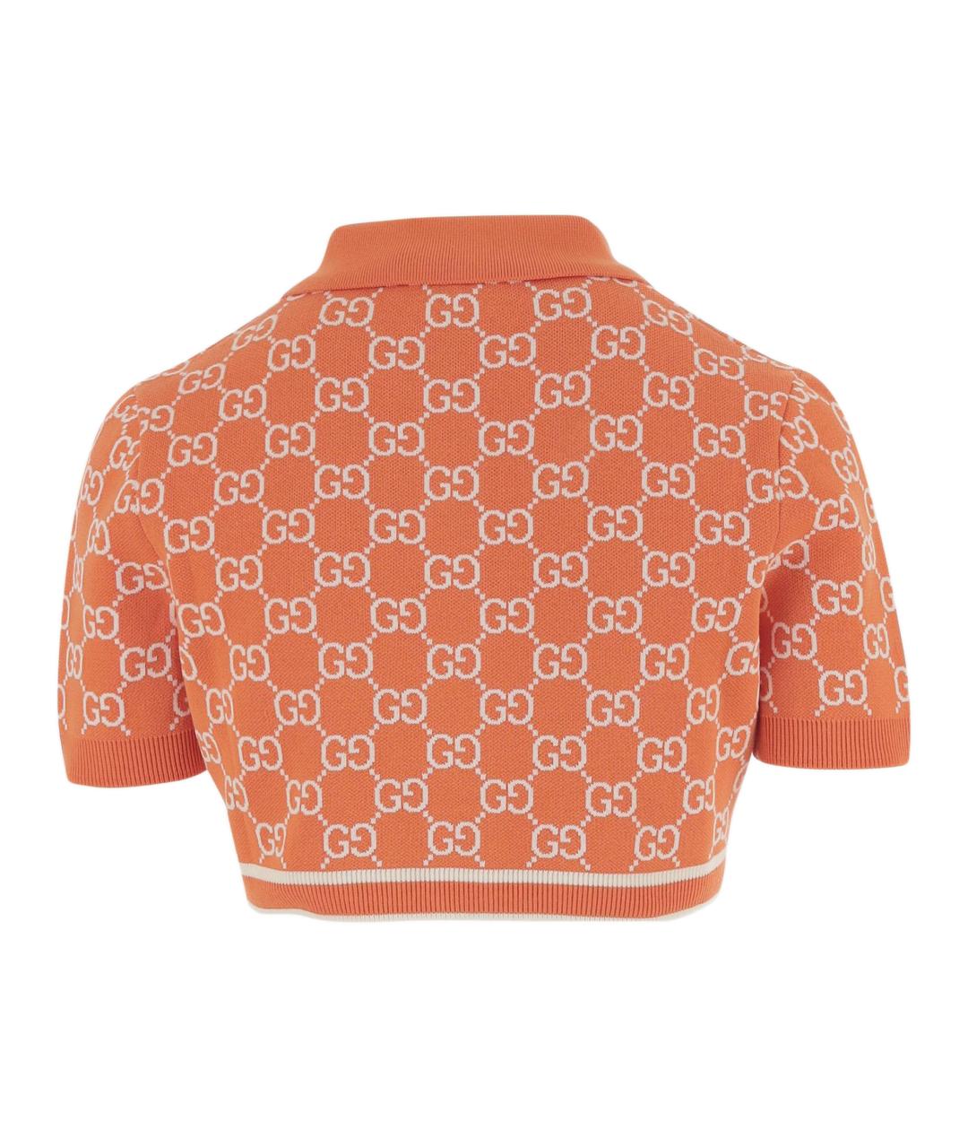 GUCCI Оранжевый кардиган, фото 2