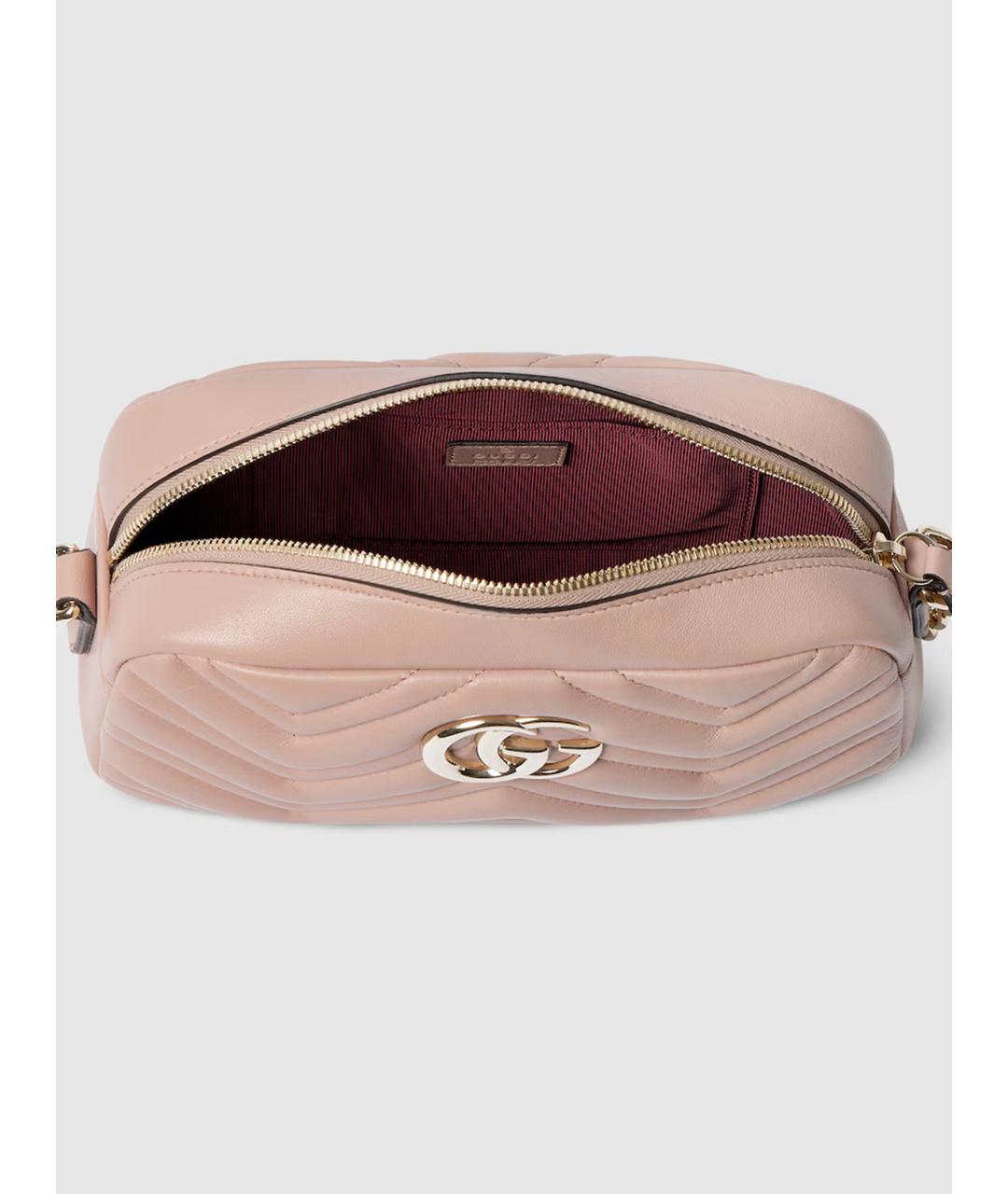 GUCCI Розовая кожаная сумка через плечо, фото 7
