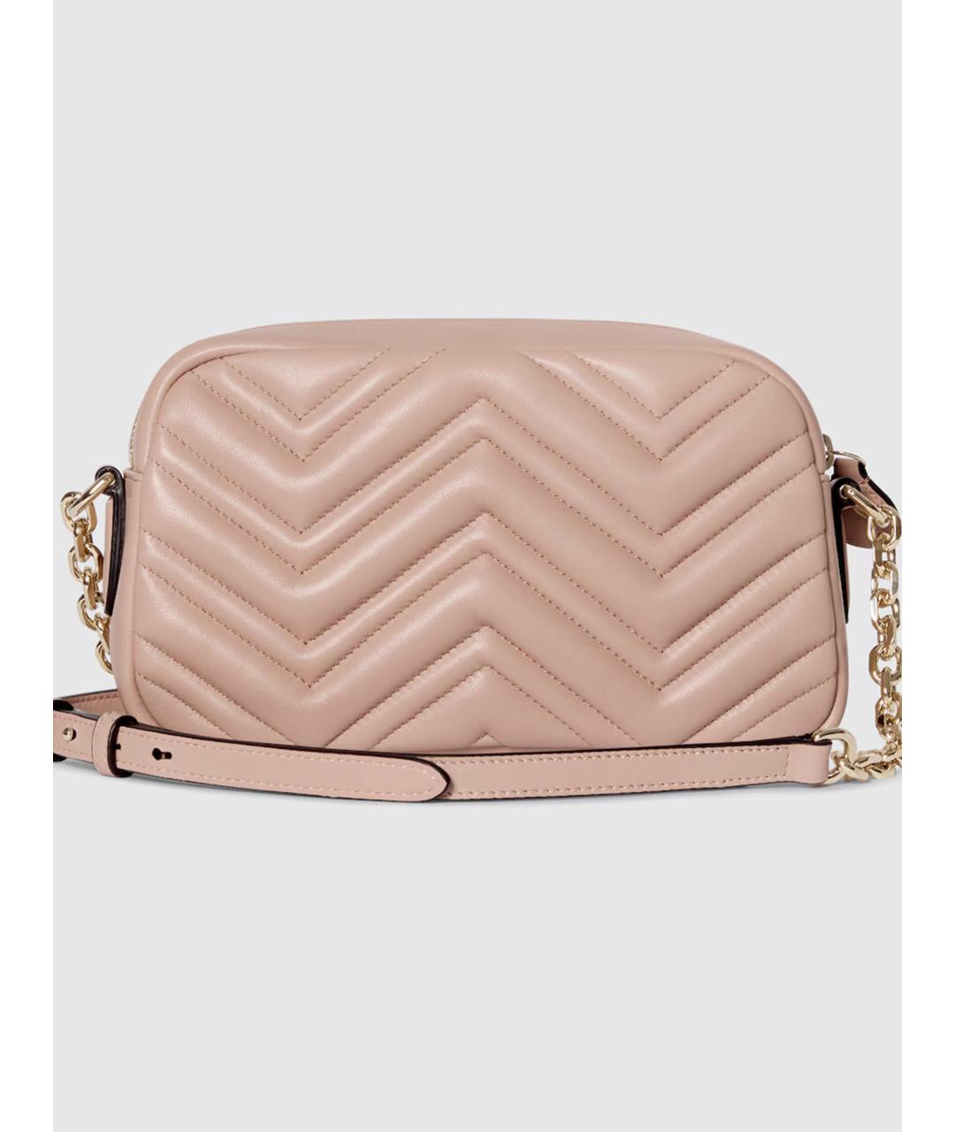 GUCCI Розовая кожаная сумка через плечо, фото 6