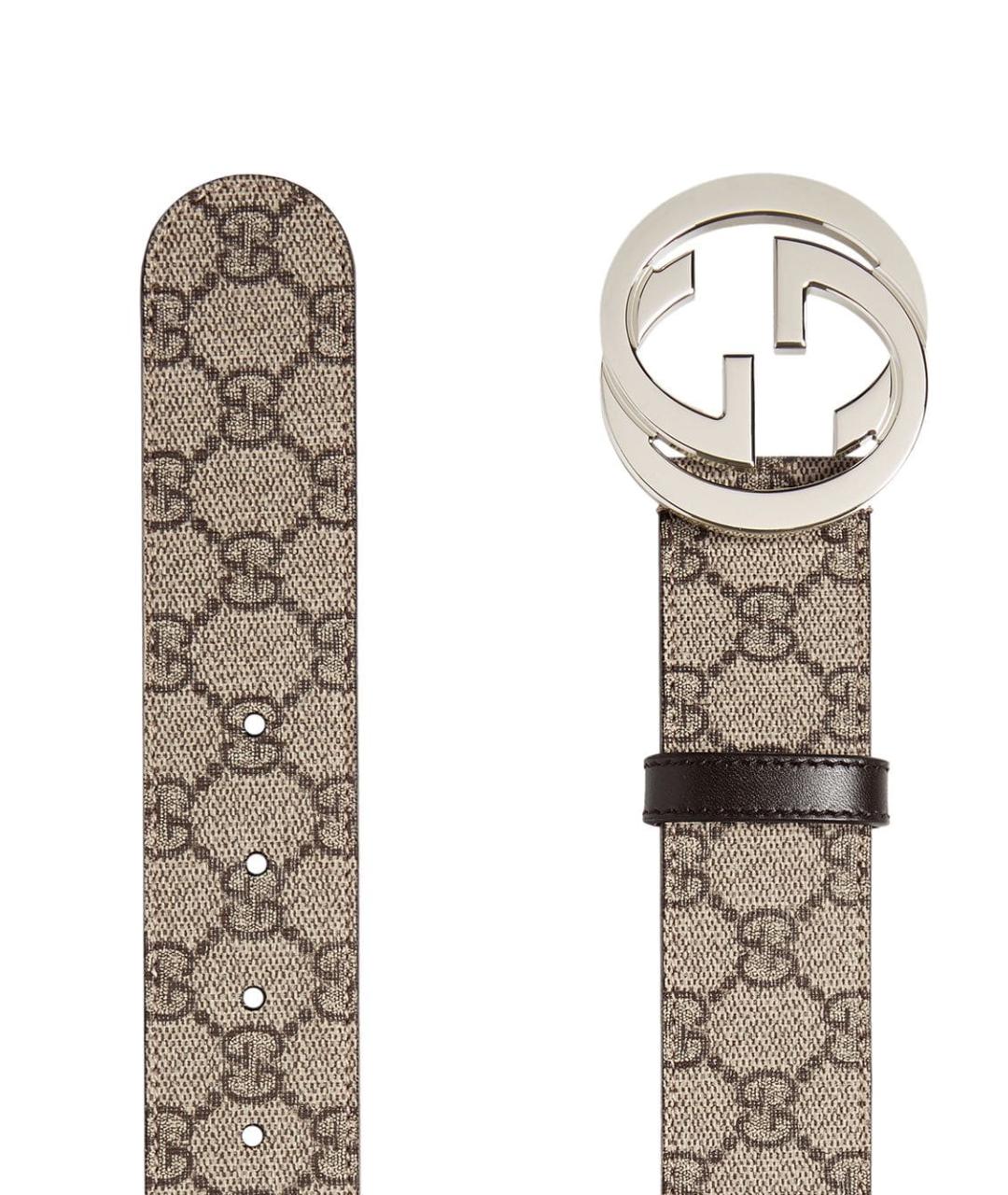 GUCCI Бежевый ремень, фото 3