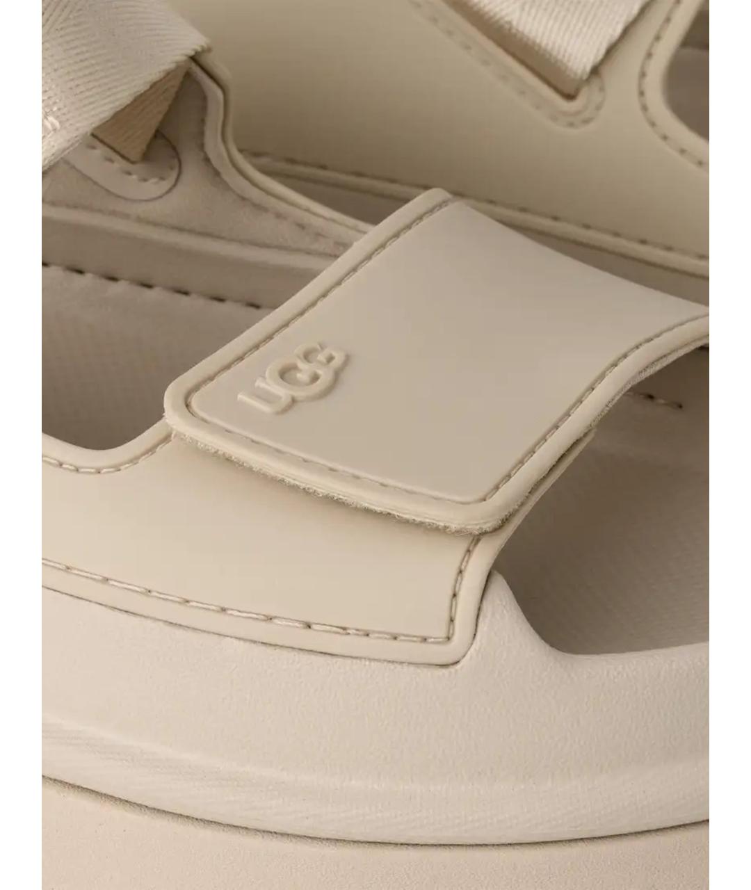 UGG AUSTRALIA Бежевые сандалии, фото 4