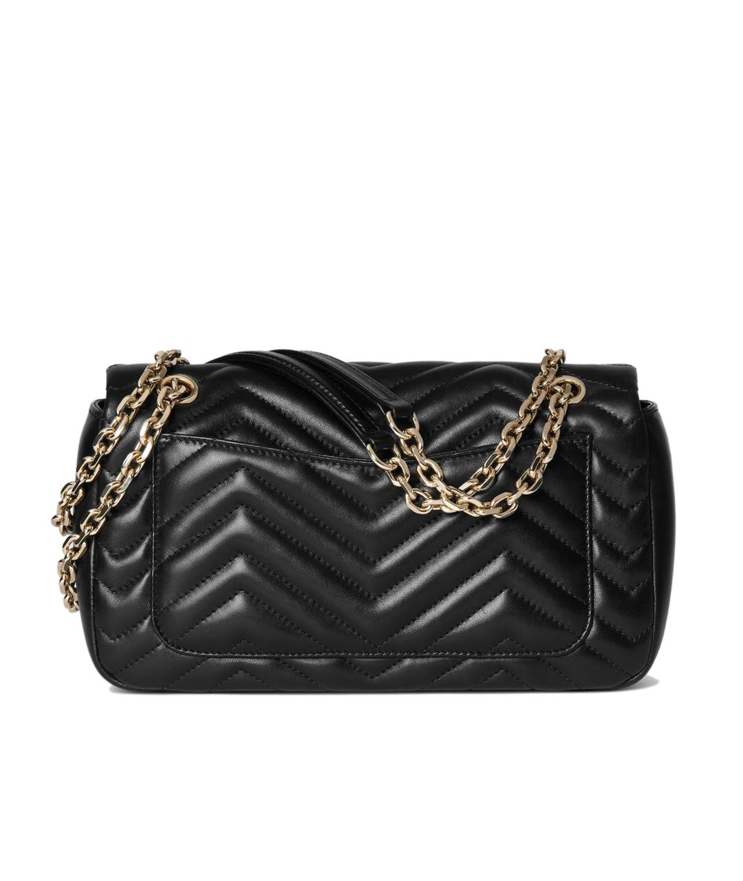 GUCCI Черная кожаная сумка через плечо, фото 7