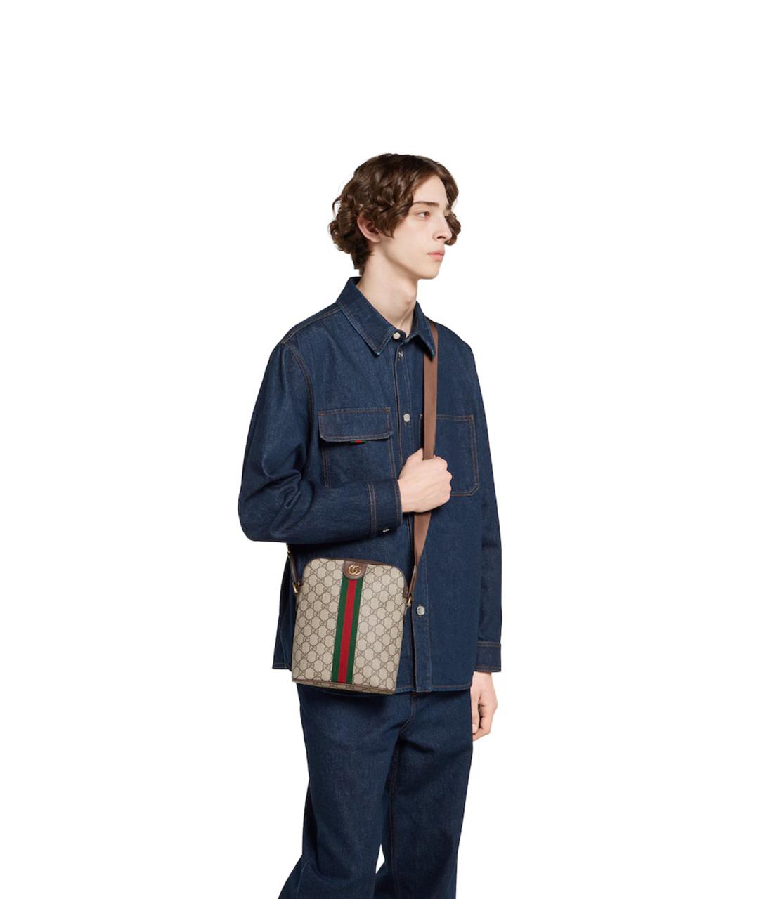 GUCCI Бежевая сумка на плечо, фото 2