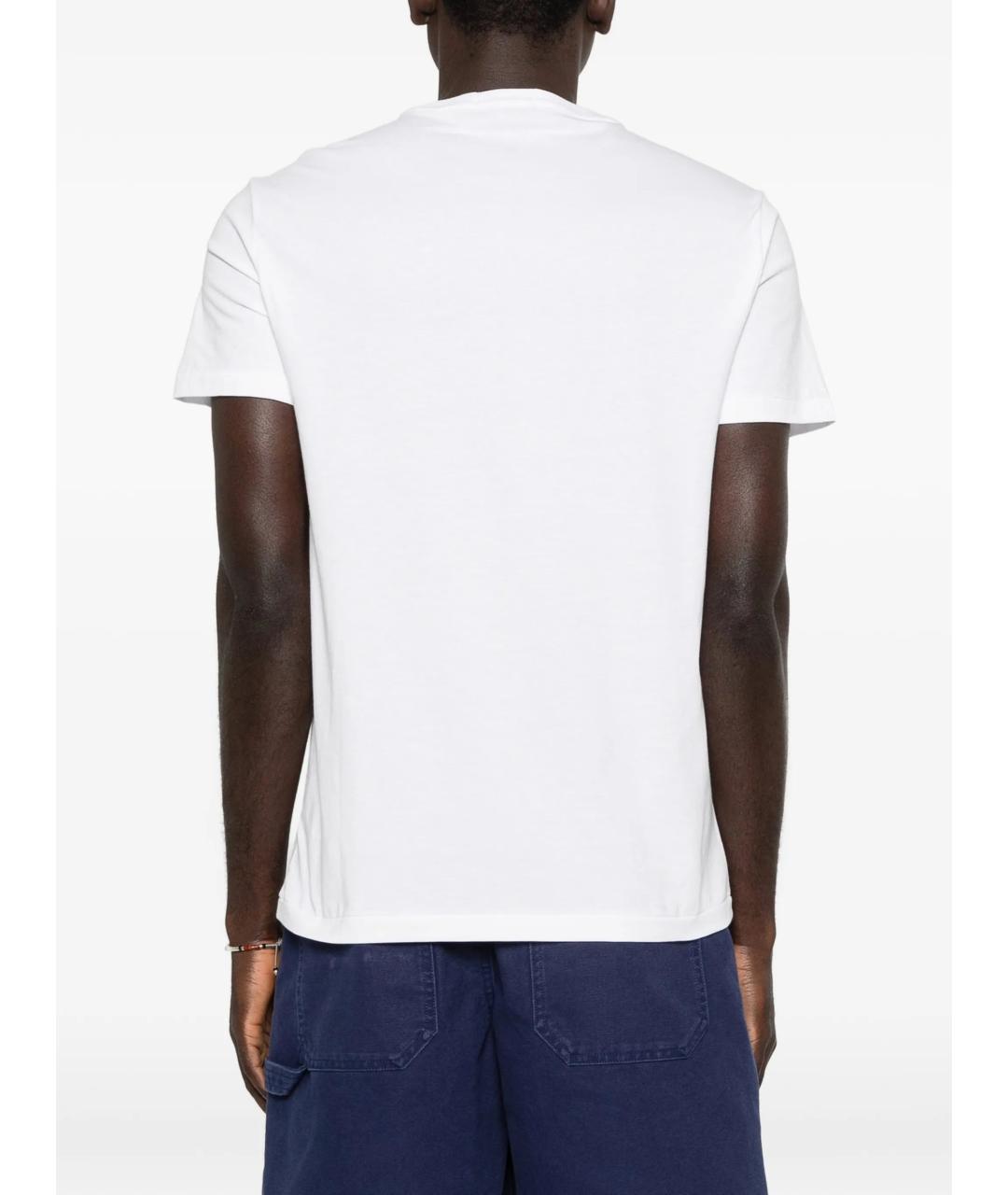 POLO RALPH LAUREN Белая хлопковая футболка, фото 4