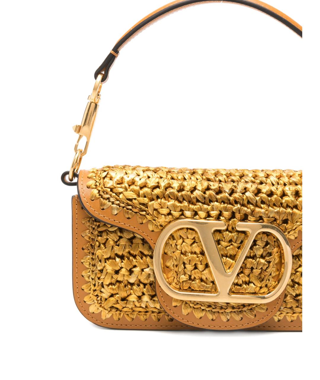 VALENTINO Коричневая сумка с короткими ручками, фото 4