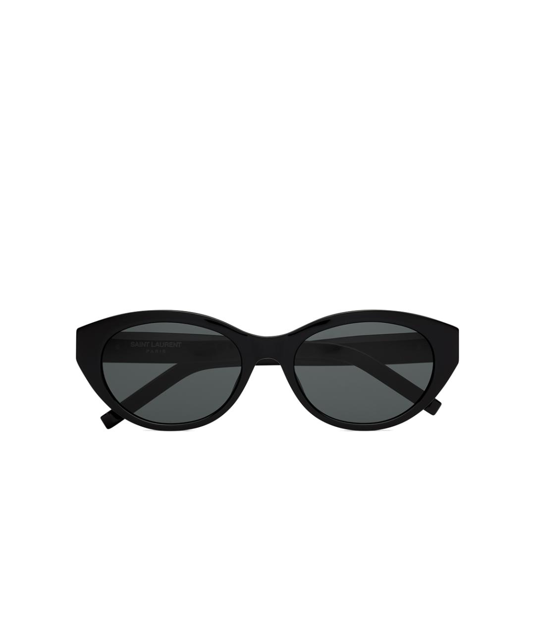 SAINT LAURENT Черные пластиковые солнцезащитные очки, фото 2