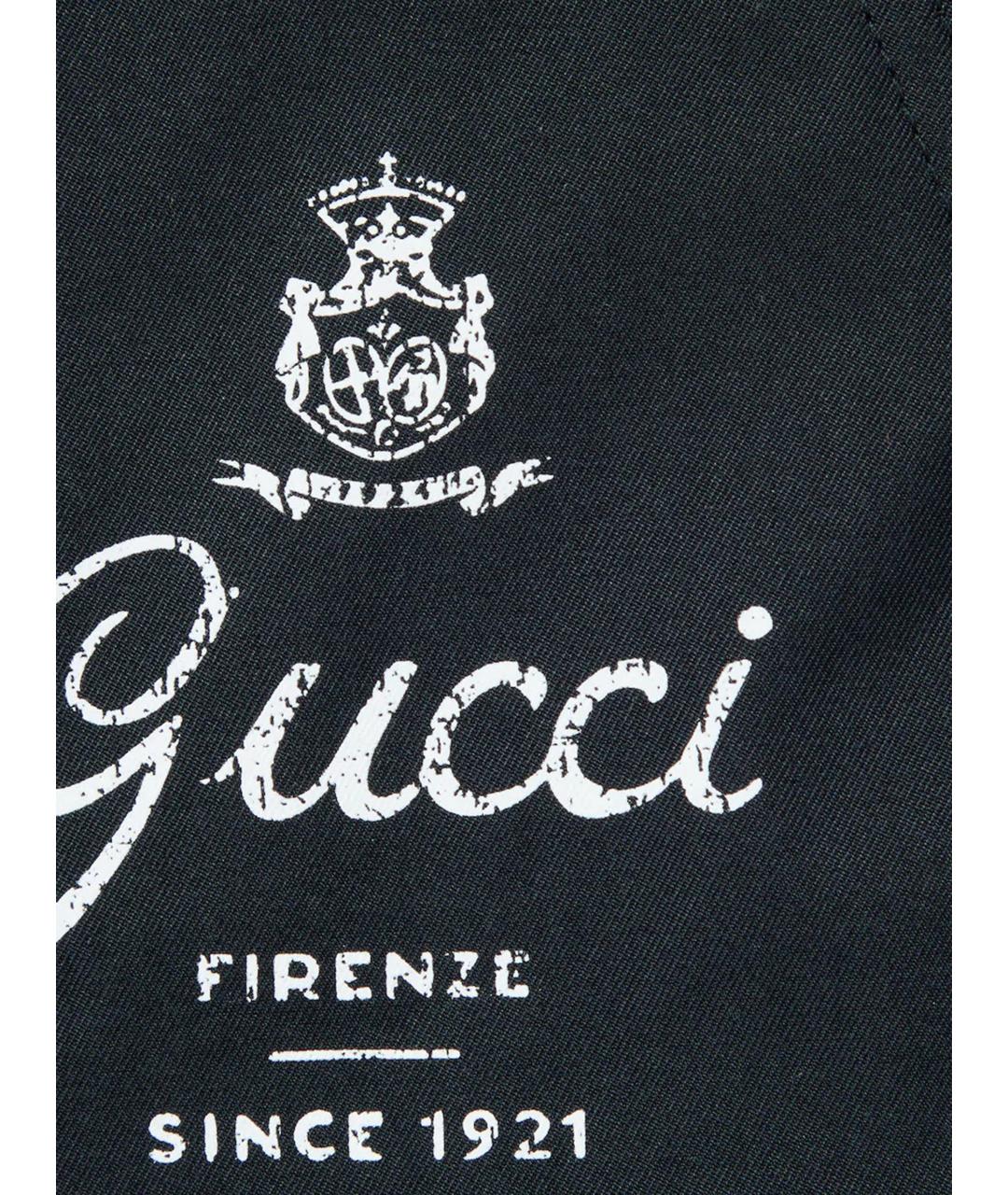 GUCCI Темно-синие хлопковые повседневные брюки, фото 2