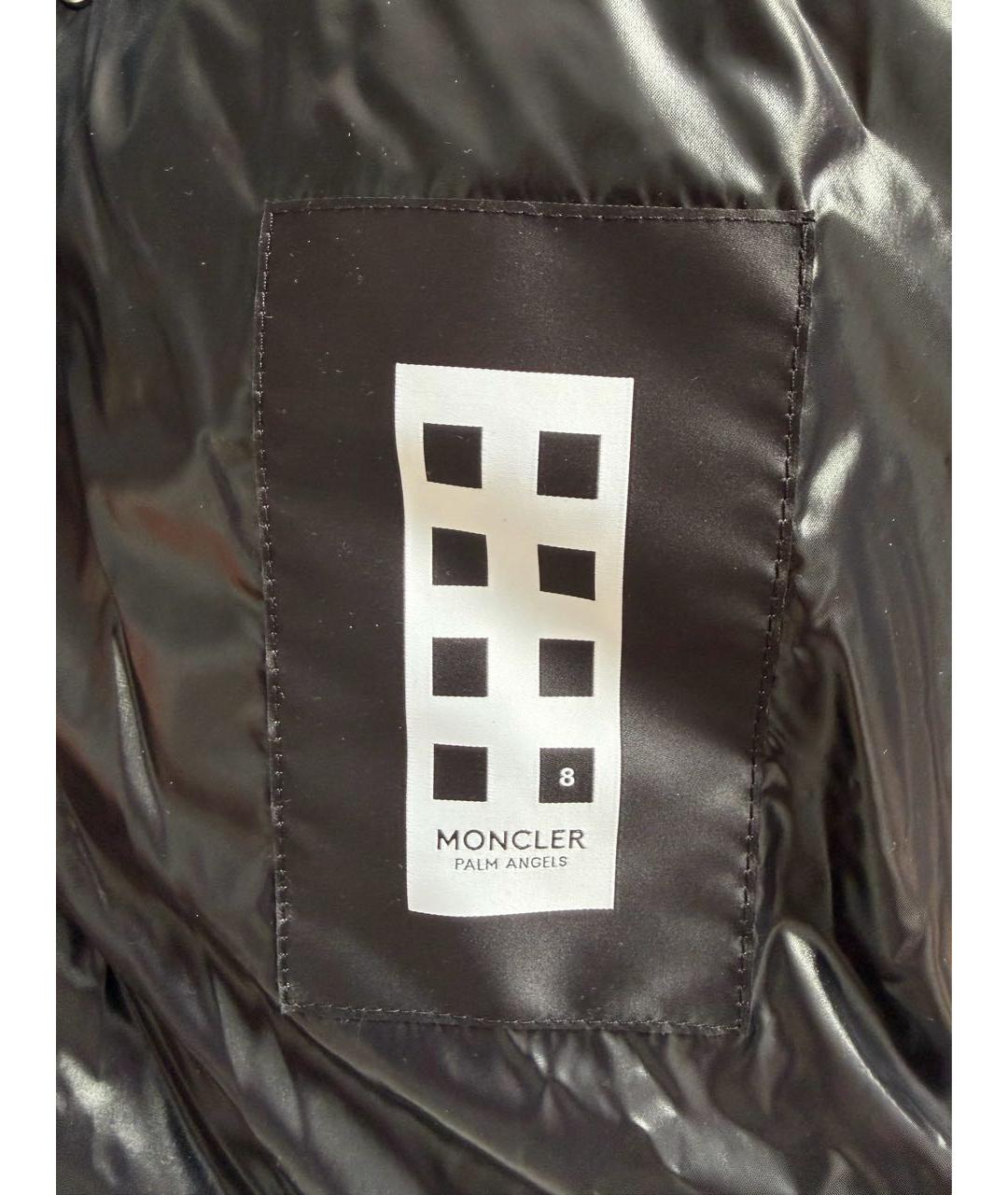 MONCLER Черный пуховик, фото 5