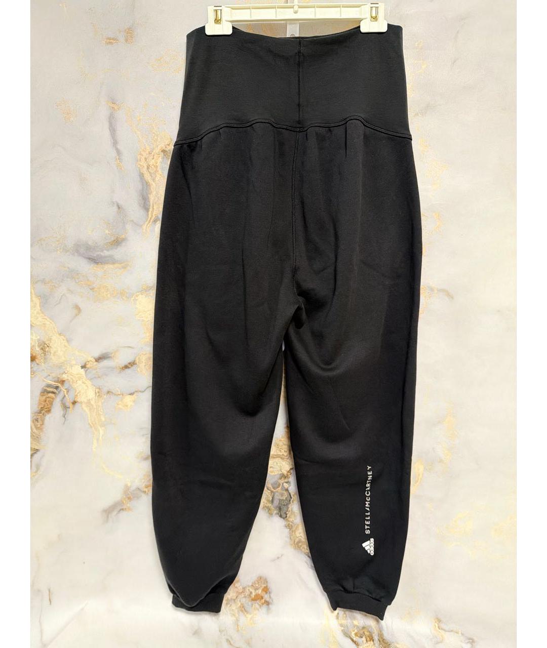 ADIDAS BY STELLA MCCARTNEY Черные хлопковые спортивные брюки и шорты, фото 4