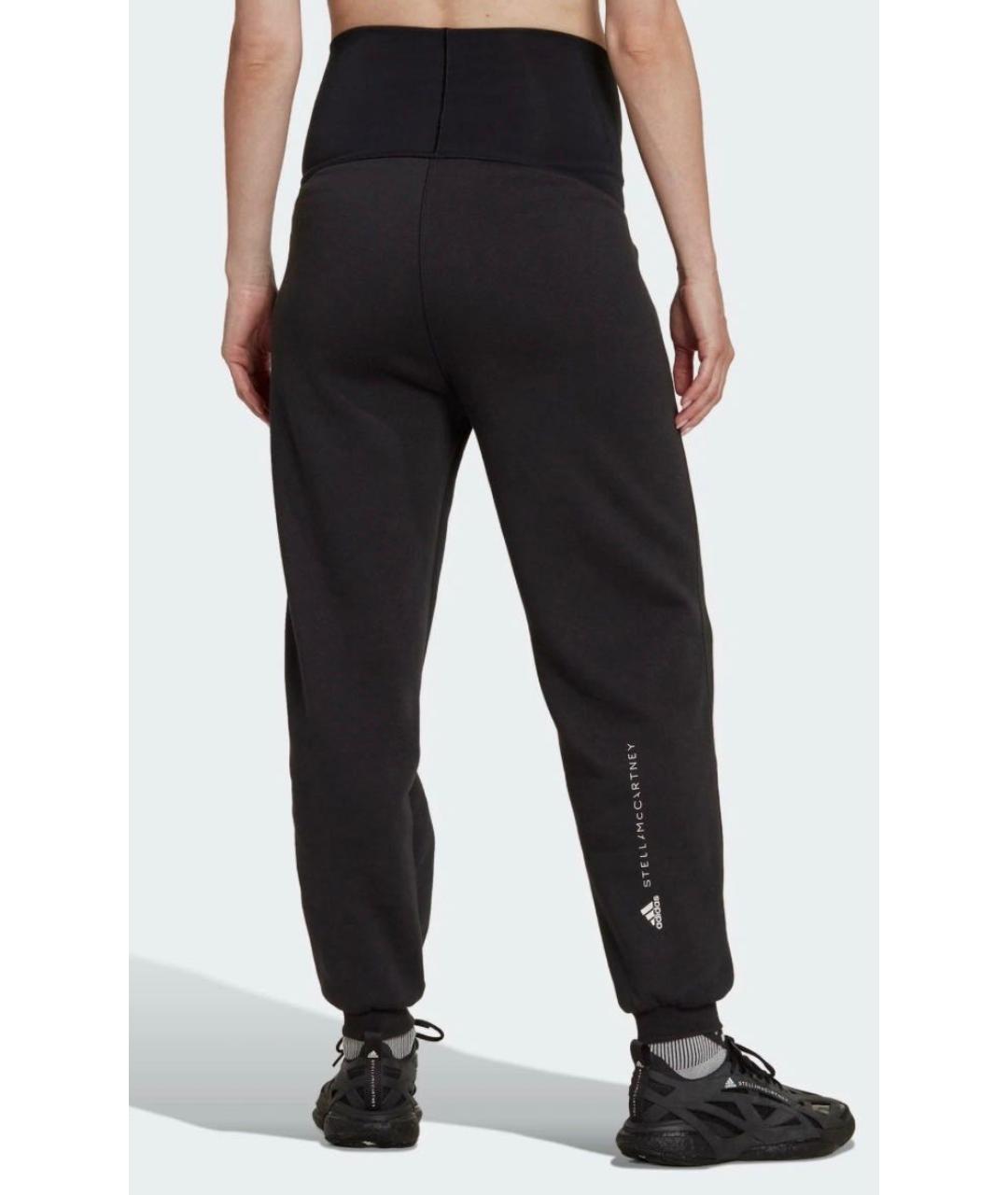 ADIDAS BY STELLA MCCARTNEY Черные хлопковые спортивные брюки и шорты, фото 8