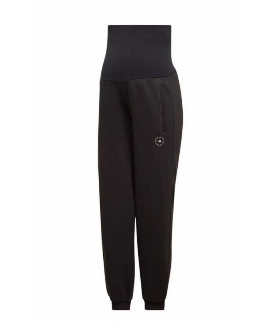 ADIDAS BY STELLA MCCARTNEY Черные хлопковые спортивные брюки и шорты, фото 1