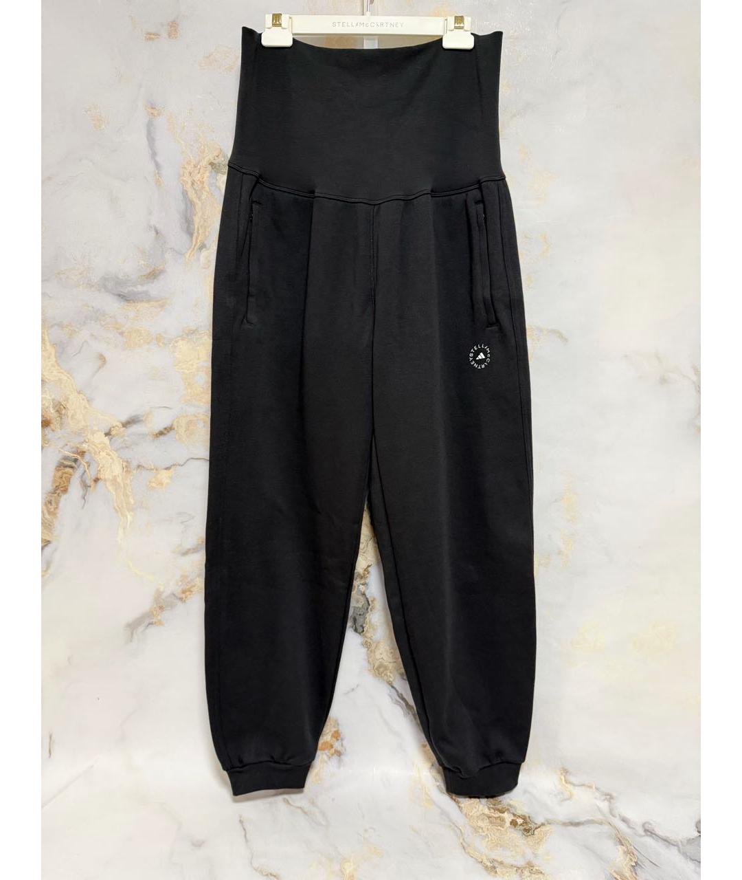 ADIDAS BY STELLA MCCARTNEY Черные хлопковые спортивные брюки и шорты, фото 2