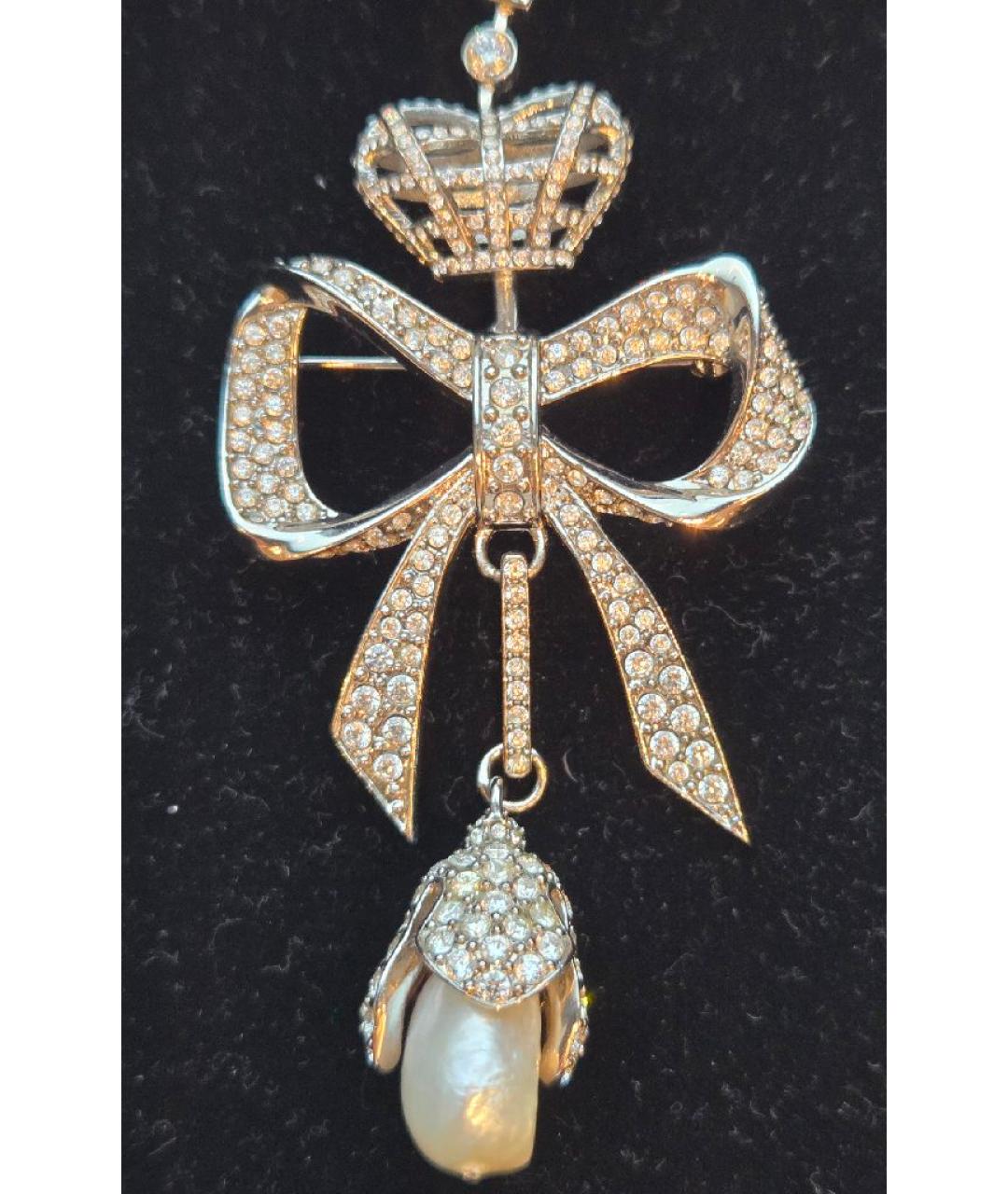 BALENCIAGA Белая металлическая булавка / брошь, фото 3