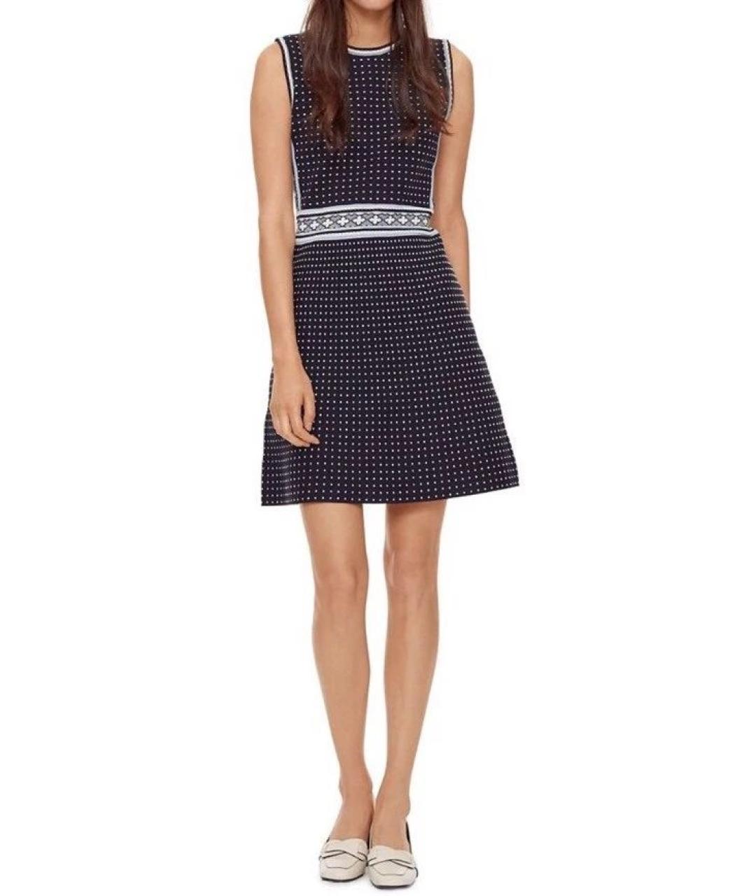 TORY BURCH Мульти хлопковое повседневное платье, фото 7