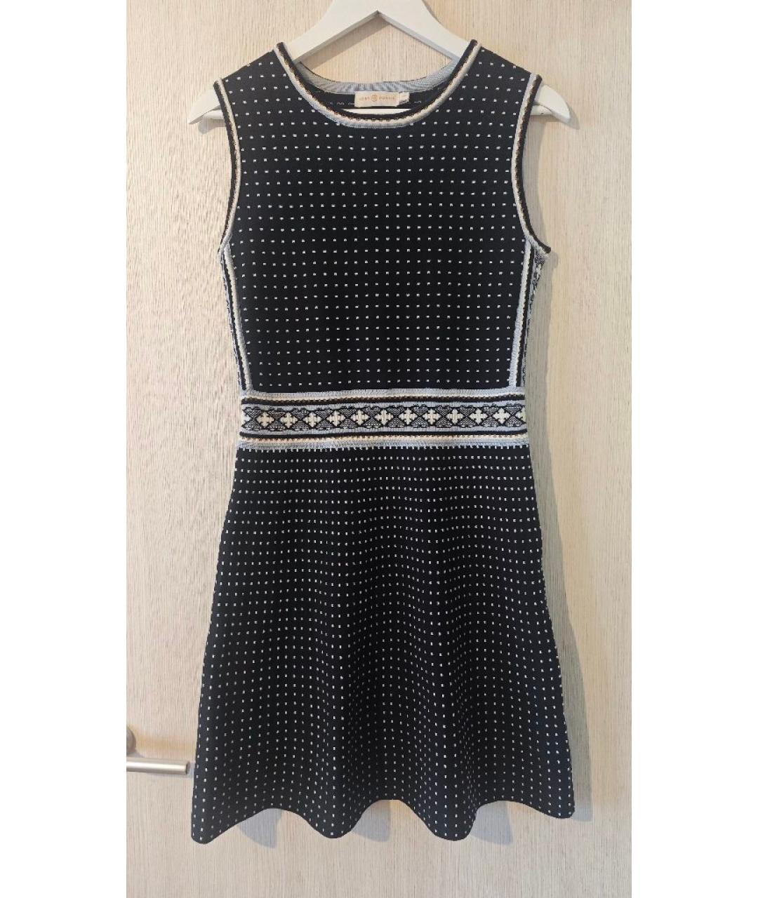 TORY BURCH Мульти хлопковое повседневное платье, фото 10