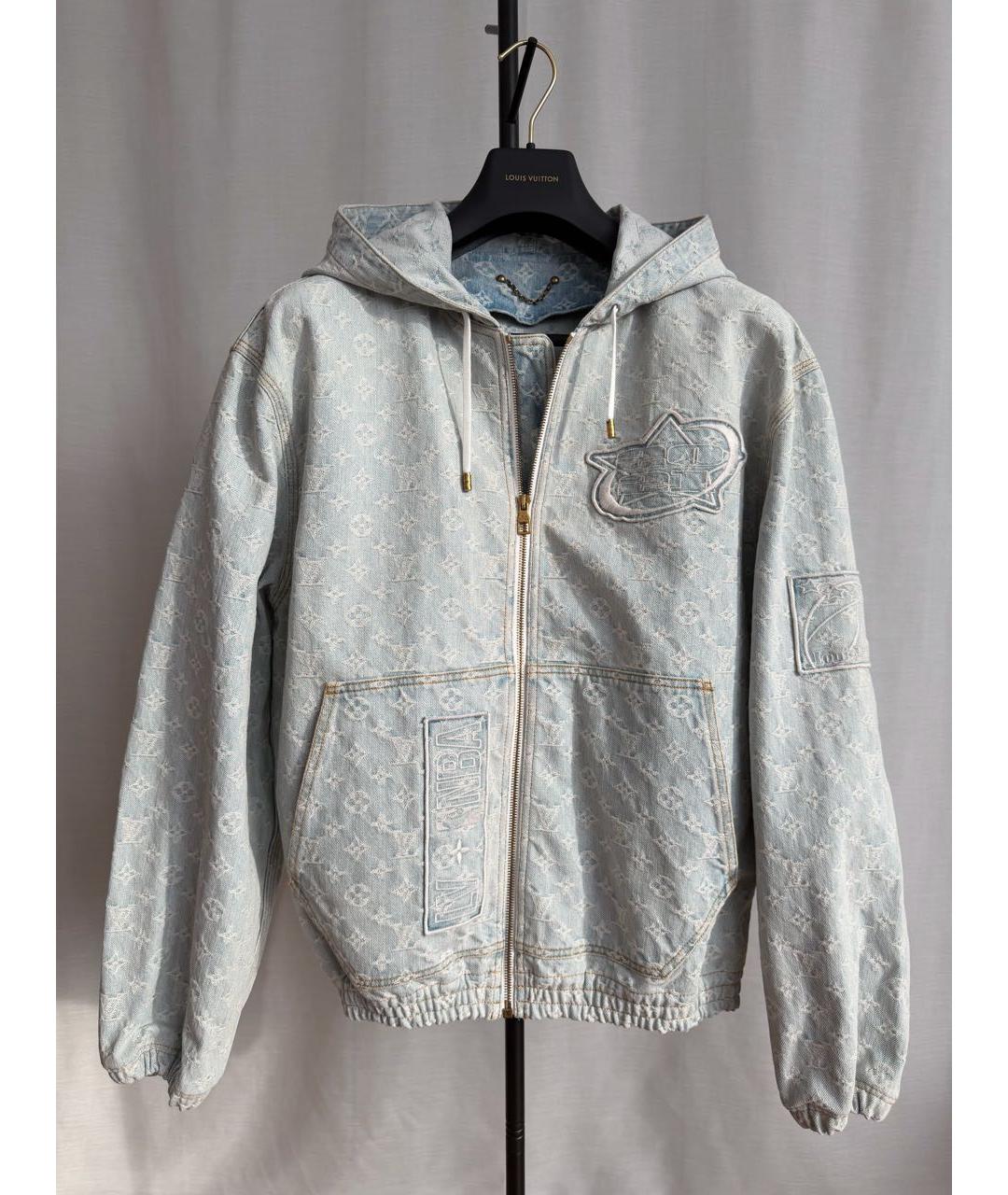 LOUIS VUITTON Голубая деним куртка, фото 7