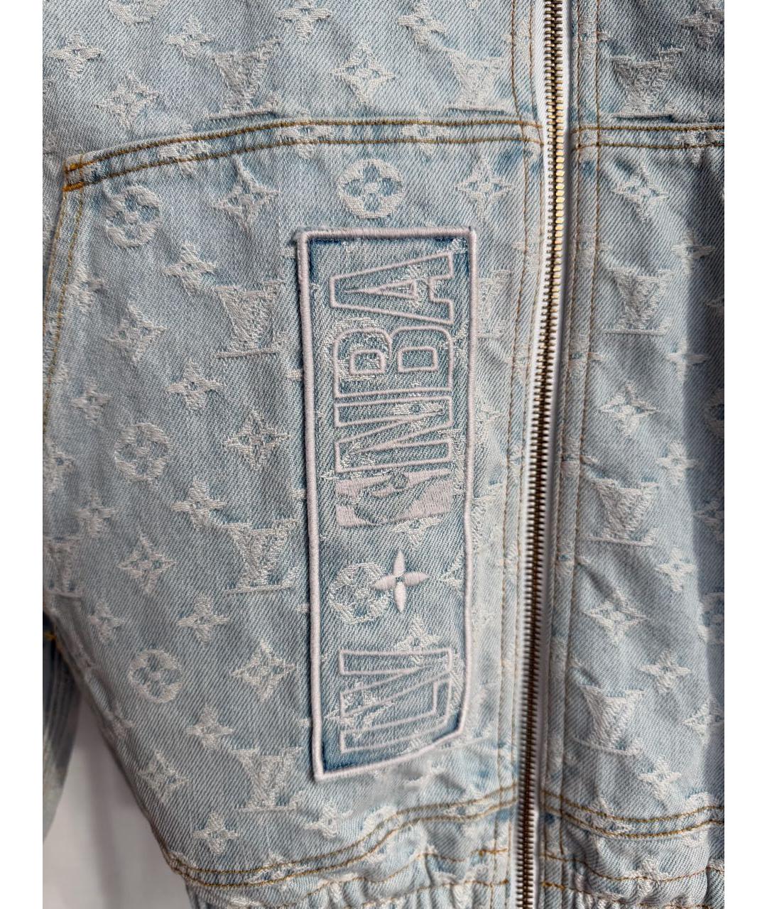 LOUIS VUITTON Голубая деним куртка, фото 4