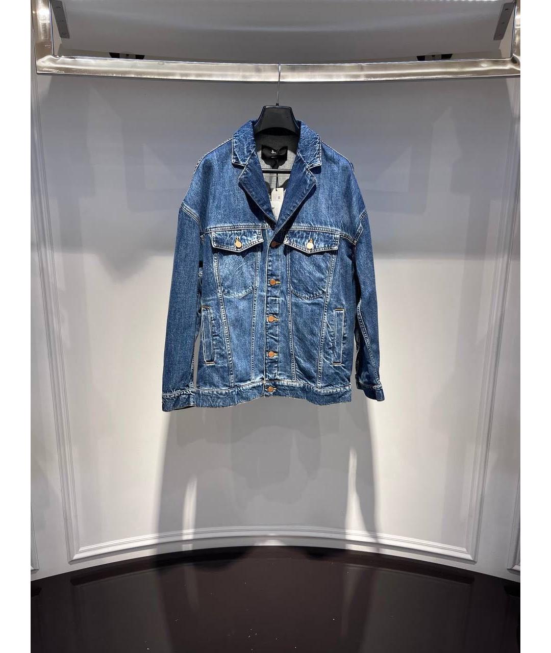 3X1 Синяя хлопковая куртка, фото 4